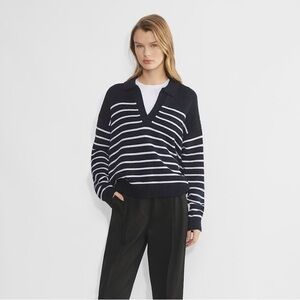 Aritzia Wilfred free Clara merino wool polo sweater